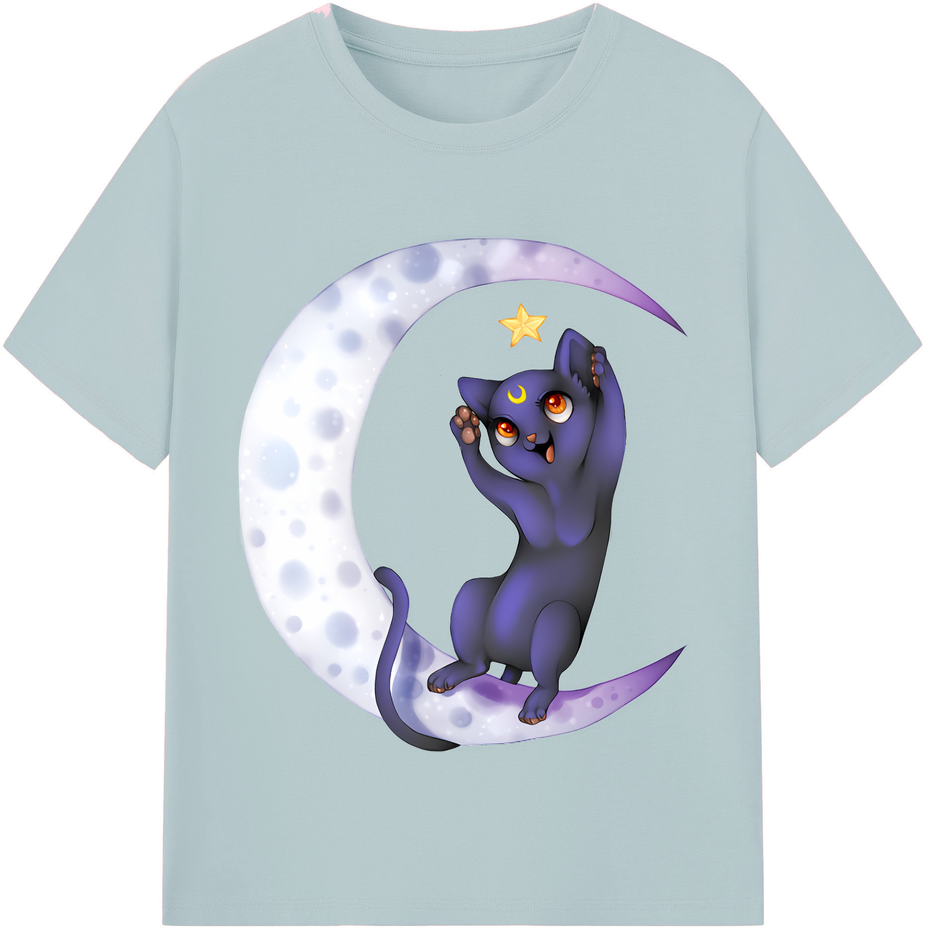 （画像用） 美少女戦士セーラームーン Sailor Moon 綿100％半袖Tシャツ（フロントプリント）